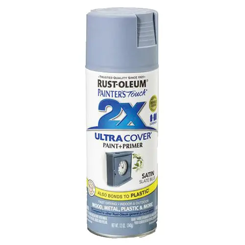 Rust-Oleum Painter’s Touch 2X Ultra Cover Spray Paint – Indoor/Outdoor Use, Rich Color Saturation