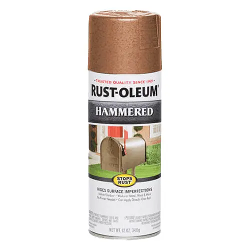 Rust-Oleum Stops Rust Hammered Texture Spray Paint – Rust Prevention with Decorative Finish