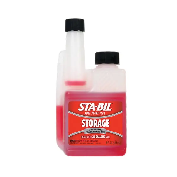 STA-BIL 8oz Fuel Stabilizer for Gasoline Storage – Red Liquid Formula, Long-Term Stability