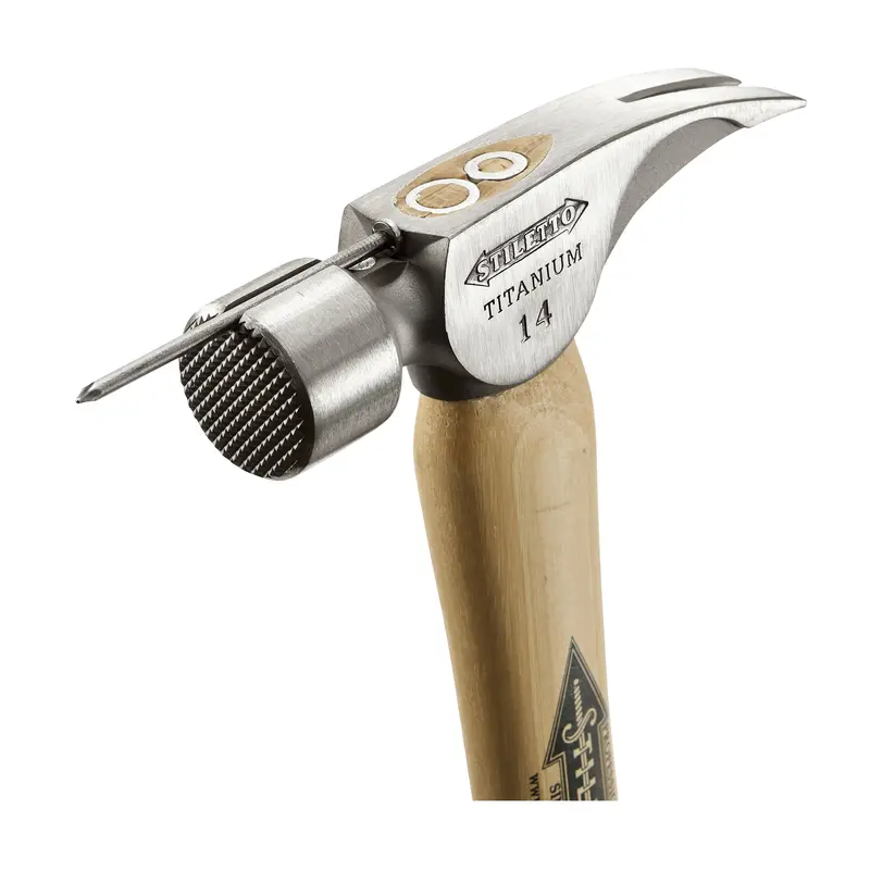 STILETTO TI14MC Titanium Hammer with Magnetic Nail Starter