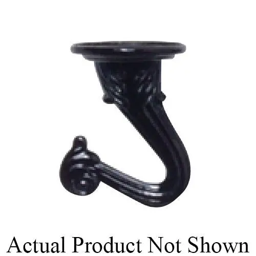Urban Gardener Jumbo Ceiling Hook – Heavy-Duty Black Hook, 100 lb Weight Capacity