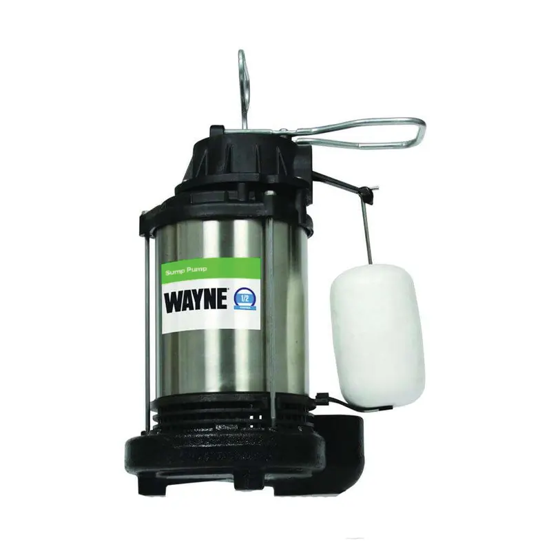 Wayne Submersible Sump Pump – CDU790SS Stainless Steel, 1/2 HP, High-Capacity Drainage