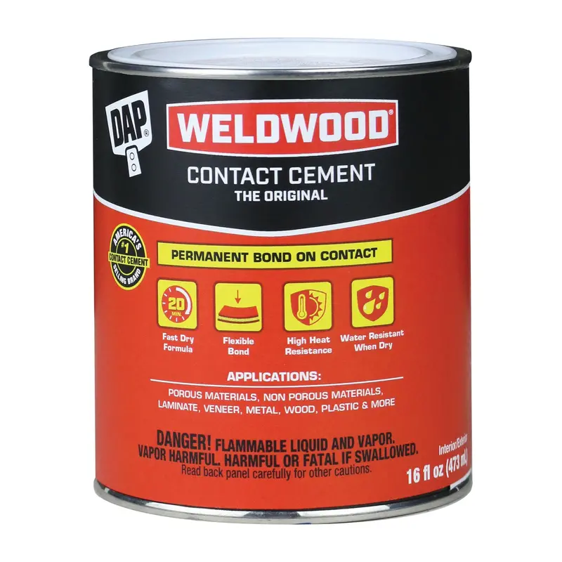 WELDWOOD Original Contact Cement – Industrial-Strength Bonding Adhesive