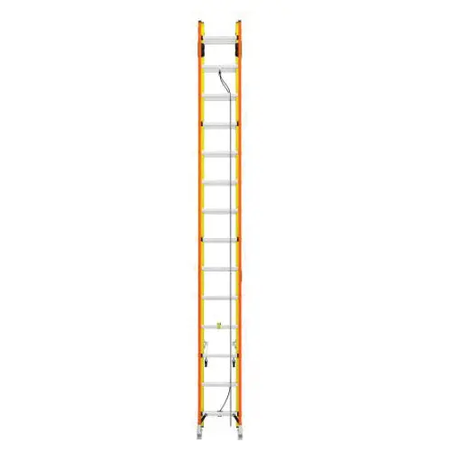 WERNER GlideSafe Tri-Rung Extension Ladder with Safety Features