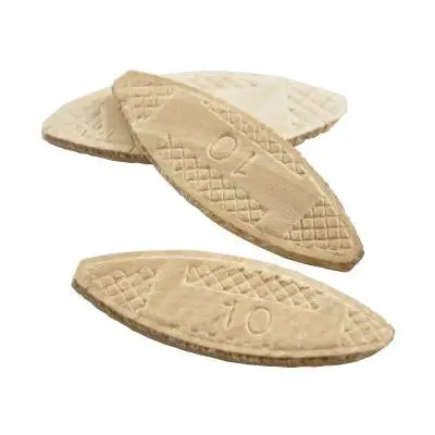 wolfcraft #10 Jointing Biscuits — 53 mm × 19 mm Wood Joinery Inserts for Face Framing